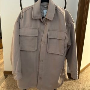 Abercrombie oversized shacket